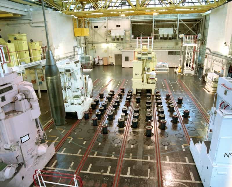 Inside Calder Hall as it was decommissioned