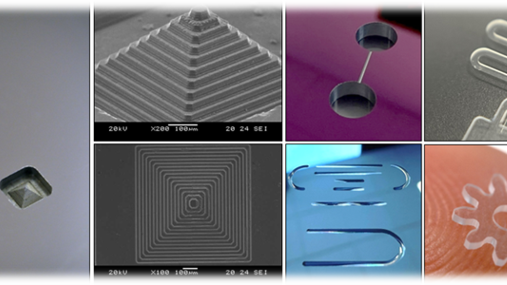 Brittle materials including silicon glass, plastics and lithium niobate can be with fabricated with the new patented micromilling method