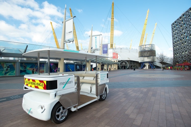 The Meridian Shuttle is undergoing trials around Greenwich