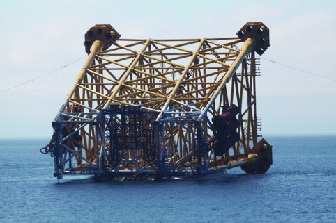 The huge jackets that will support the Clair Ridge platform were installed in summer 2013