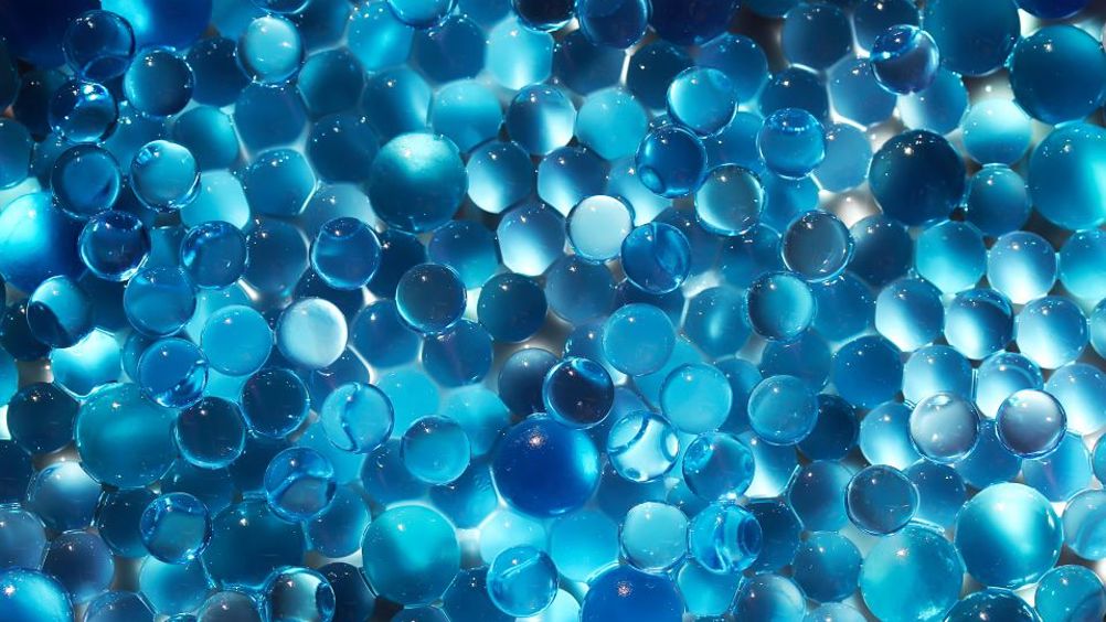 Hydrogels are composed of polymers that can absorb and retain large amounts of water