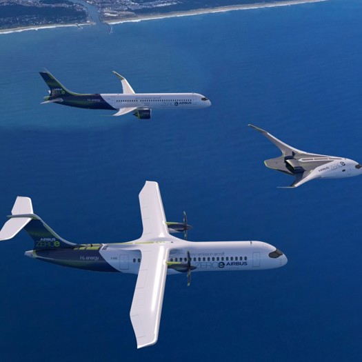 As part of its  ZEROe programme Airbus is exploring a number of different hydrogen fuelled concepts 