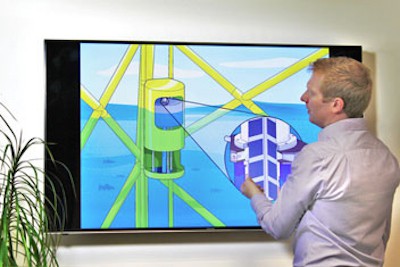 Alan Mackay working on Trident’s new PowerPod II concept