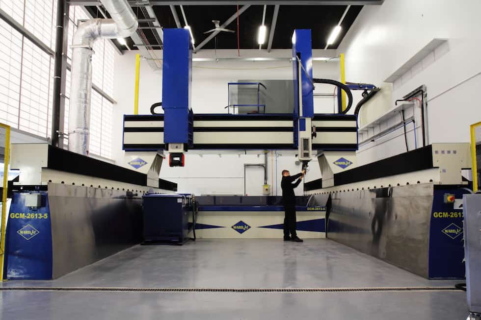 The waterjet cutter at the AMRC