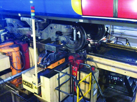38 40 Underfloor wheel lathe at Southampton lr