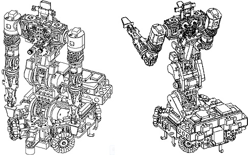 Mechanical assembly of RIBA-II