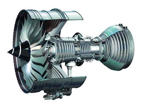 Engine: the main fan for the Rolls-Royce Trent XWB is 3m across, and it also incorporates one-piece bladed discs