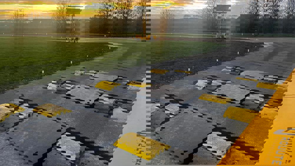 The RBS resembles speed bumps but feel like rumble strips when driving over them