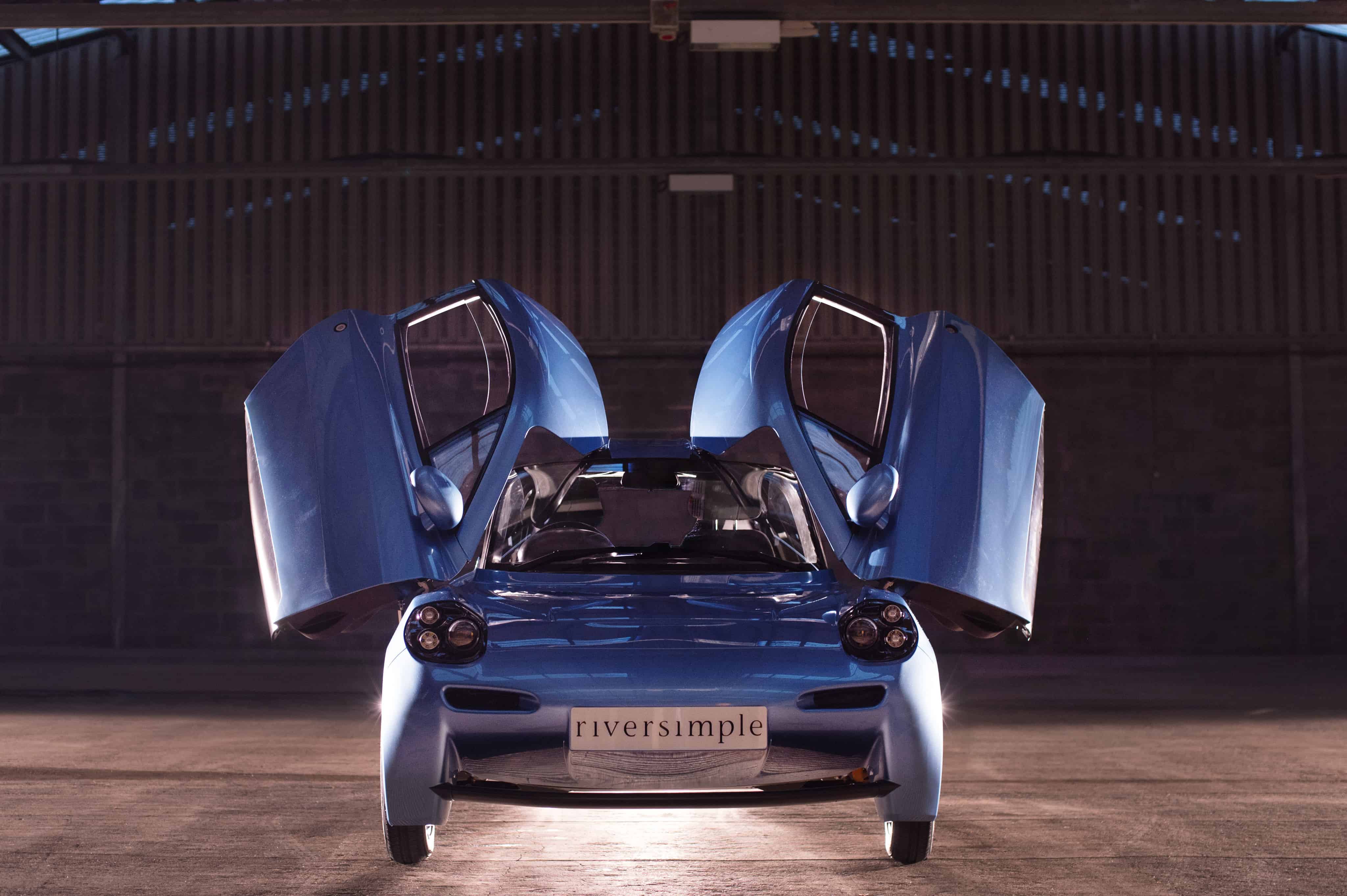 RIVERSIMPLE RASA - FRONT WITH BUTTERFLY DOORS OPEN - HIGH RES