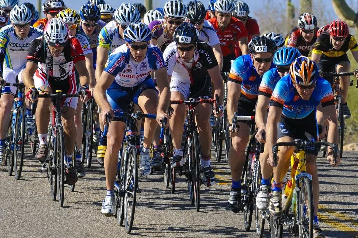 The desert cycle race El Tour de Tucson provided stringent testing conditions for the sweat analysis patch.