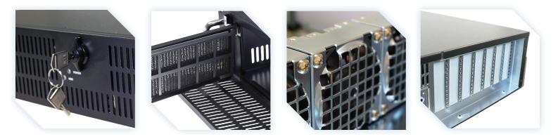 rack computer for controlled applications 