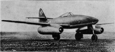 Messerschmitt's ME262A had a top speed of 525mph and was Germany's most useful wartime jet aircraft