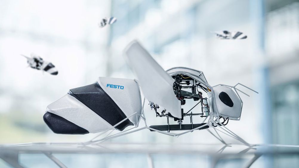 The BionicBee is the smallest flying object of the Bionic Learning Network to date. For the first time, the developers used the methodology of generative design