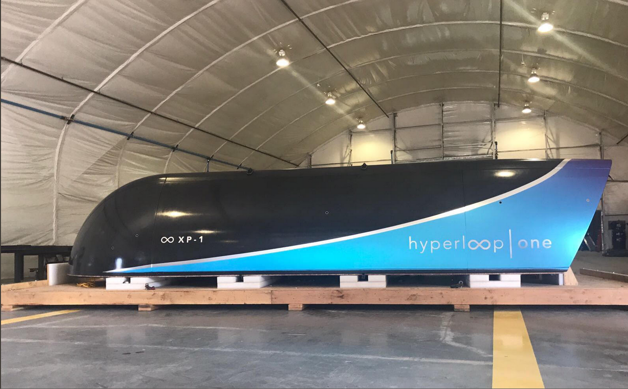 Hyperloop One concept pod