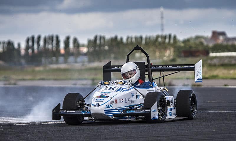 The 13th car of the Formula Student team from Delft: the DUT13.