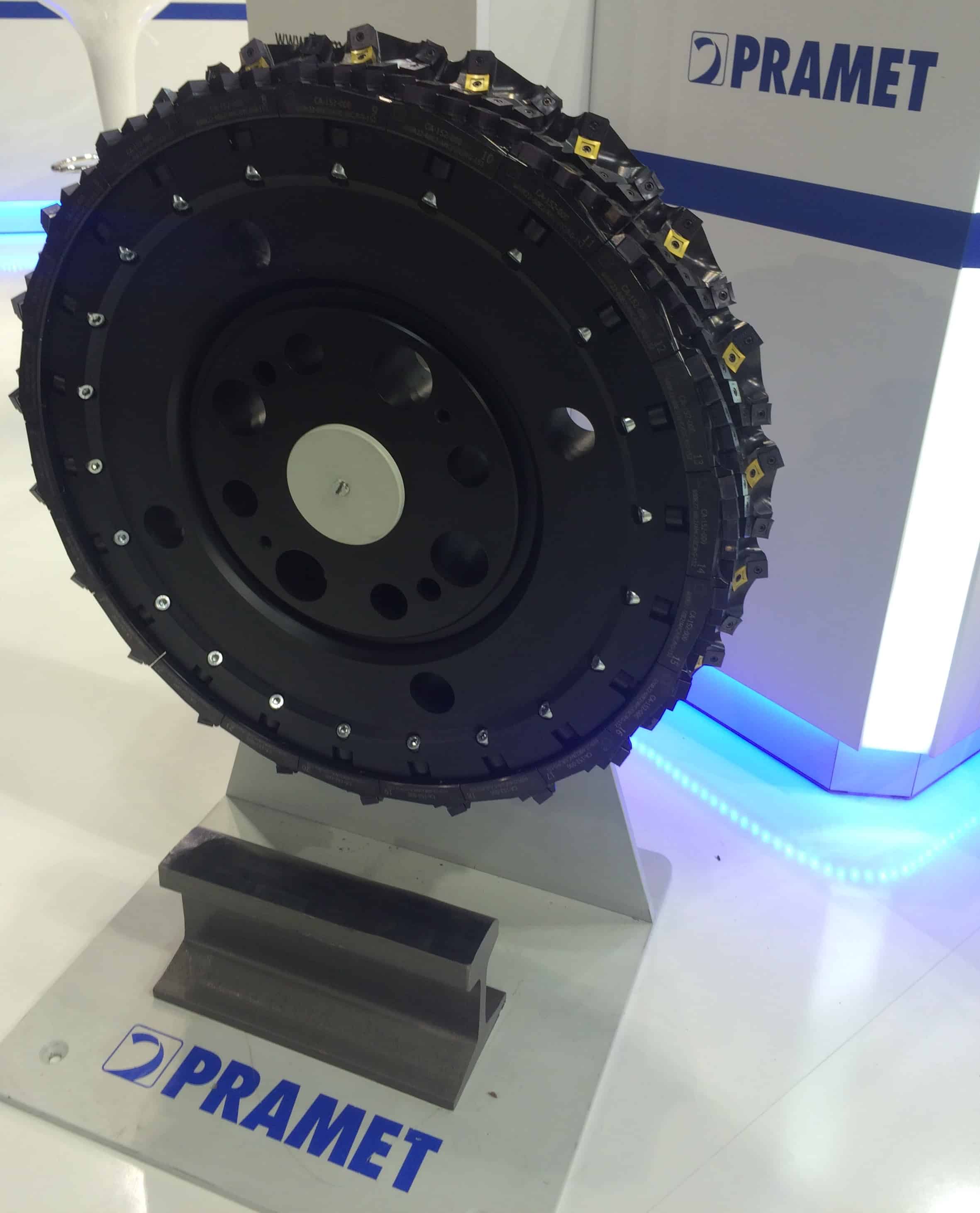 The Pramet dynamic rail milling cutter 