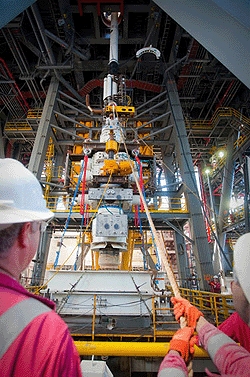 The Capping Stack BOP is skidded onboard the Transocean Discoverer Inspiration to mate with the Vetco and EDS Control panel on top of the moon pool July 09, 2010