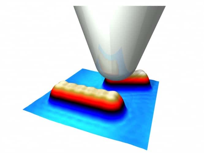 Graphene nanoribbons (Credit: Aalto University)