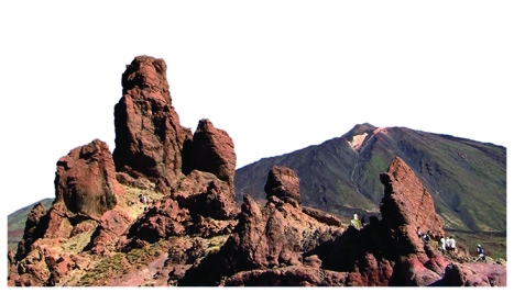 Seeing red: the striking landscape surrounding Mount Teide is reminiscent of the surface of Mars