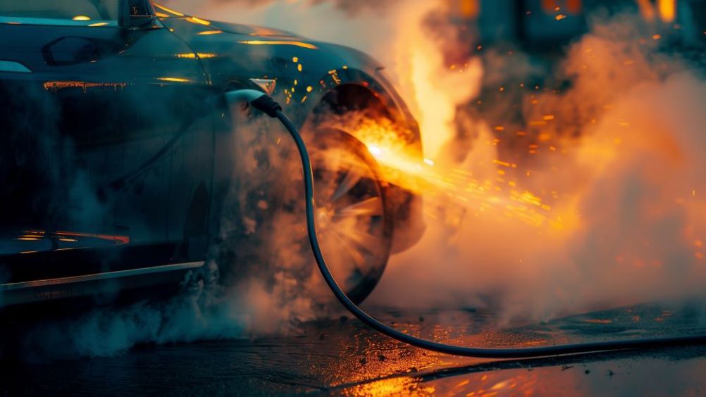 EV fires are more dangerous, and more likely to occur when the vehicle is parked or during charging