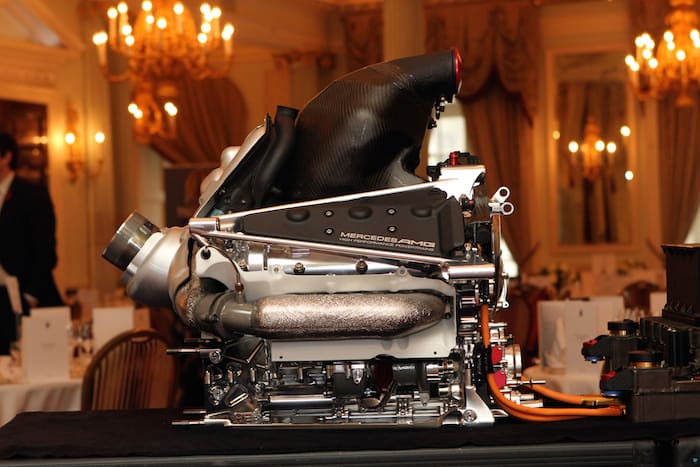 Mercedes-Benz PU106A Hybrid power unit.