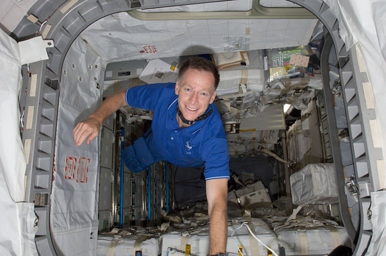 Chris Ferguson during the Space Shuttle's last ever mission. (Credit: NASA)