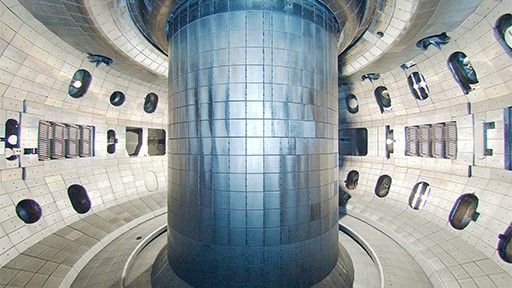 Inside DIII-D. Image: US Department of Energy