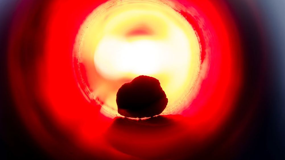 Inside the shaft furnace. The team’s focus on hydrogen as a fuel for furnaces has enormous potential to cut carbon emissions