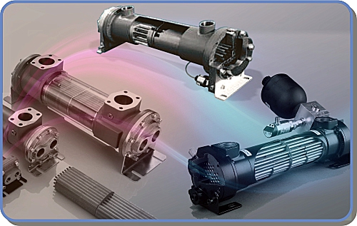 Shell and tube type heat exchangers