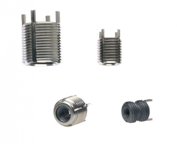 High-strength threaded inserts