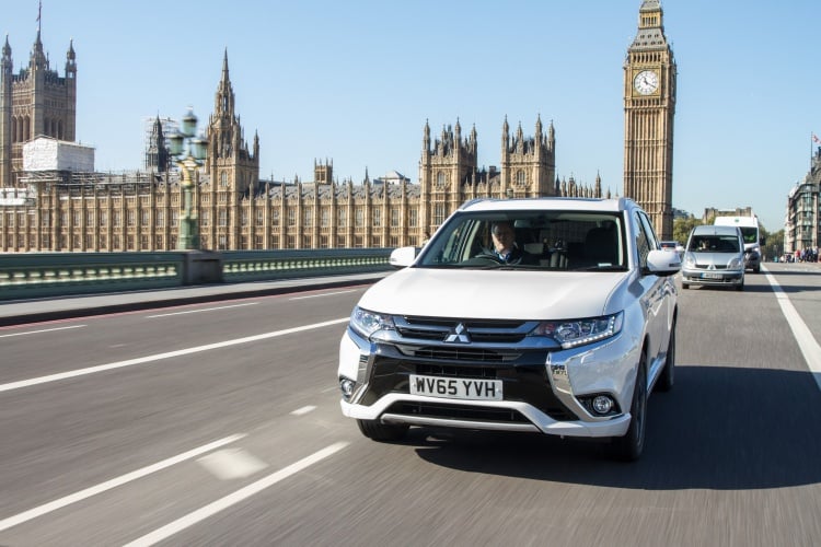Mitsubishi's Outlander PHEV has led the new registrations charge in 2015