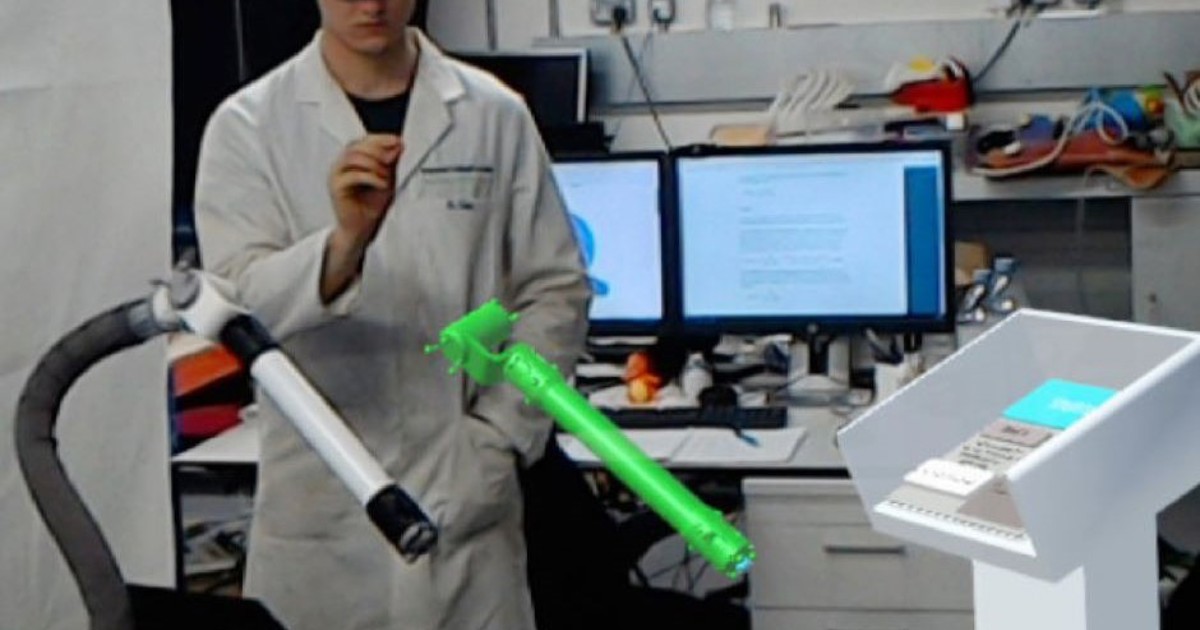 Flexible robotic arm put to work with AR