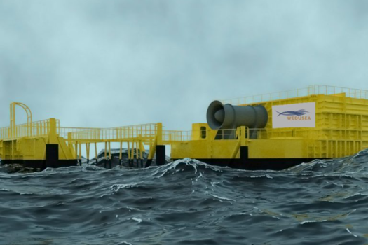 The WEDUSEA project will demonstrate a grid connected 1MW OE35 floating wave energy converter