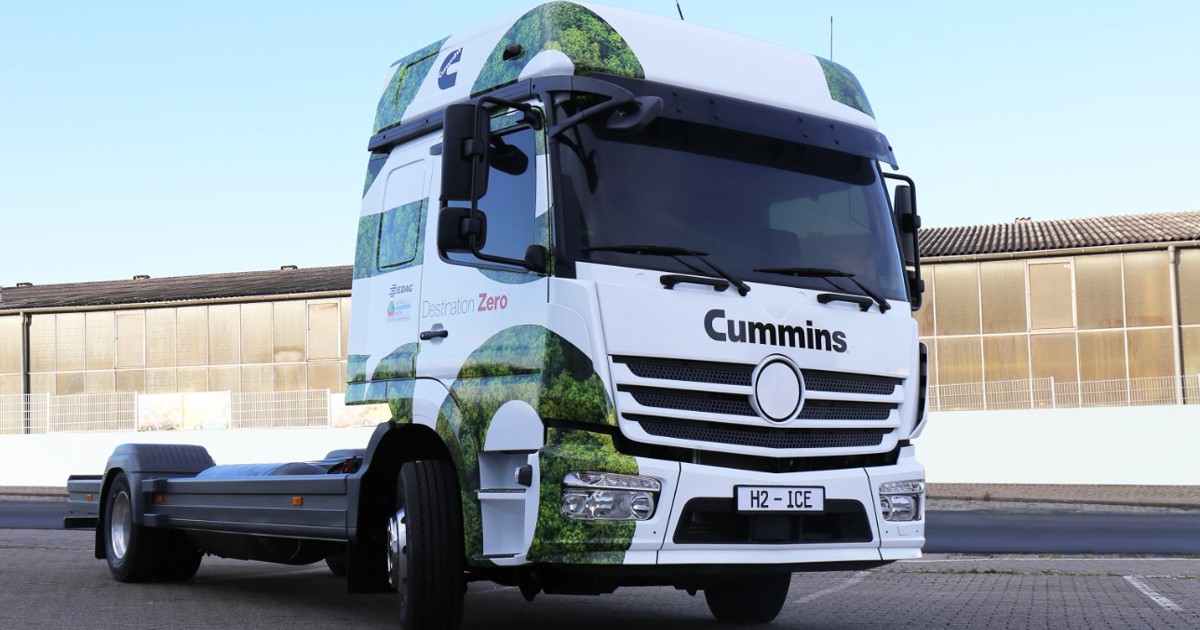 Photo of Lkw mit Wasserstoff-Verbrenner-Kit für Deutschlandpremiere