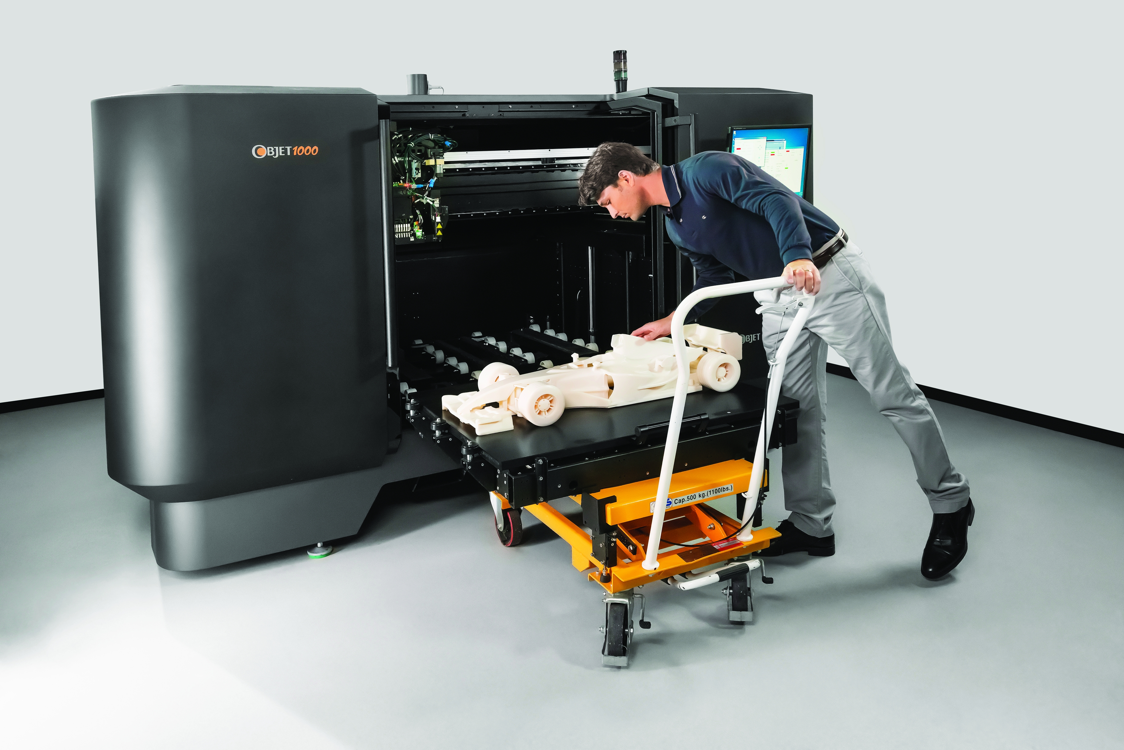 Objet's connex 3D printers are the only commercially available systems able to print multi-materials