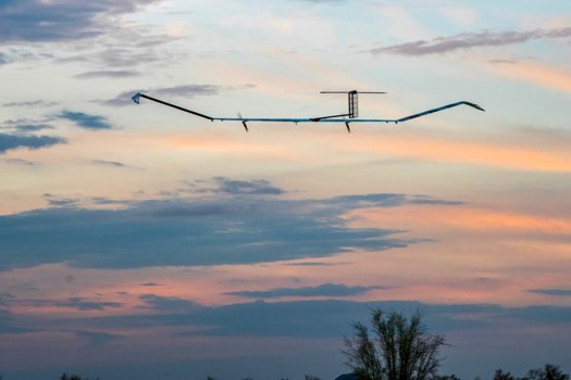 The Zephyr drone during its July 2018 flight