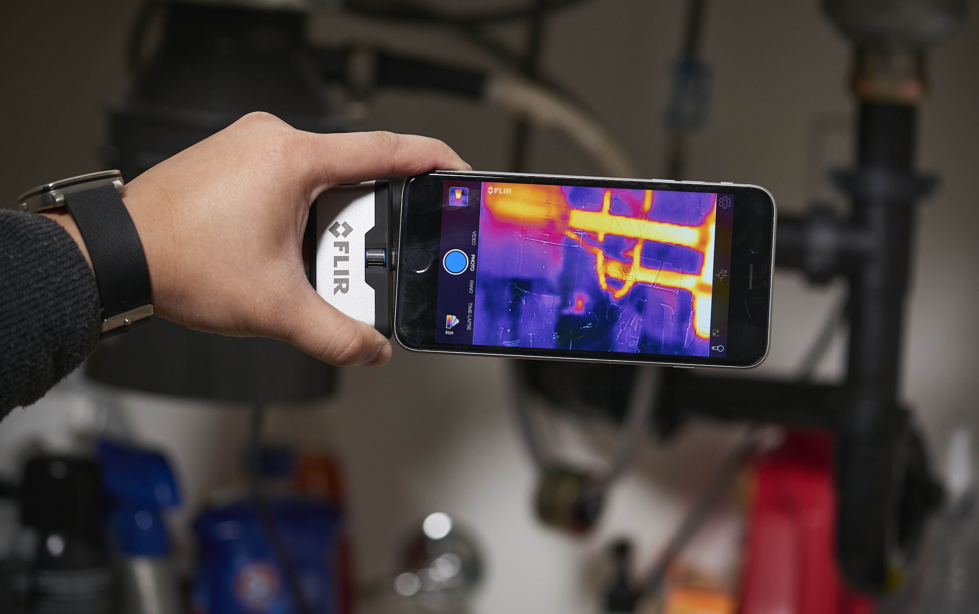 Thermal imaging cameras for smartphones and tablets