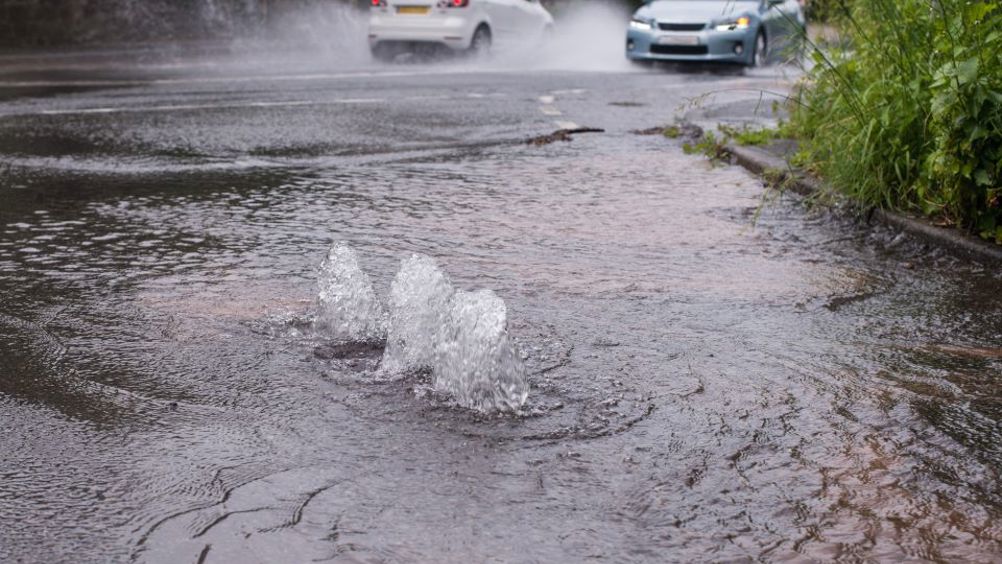 Around 20 per cent of water in the distribution network is lost to leaks