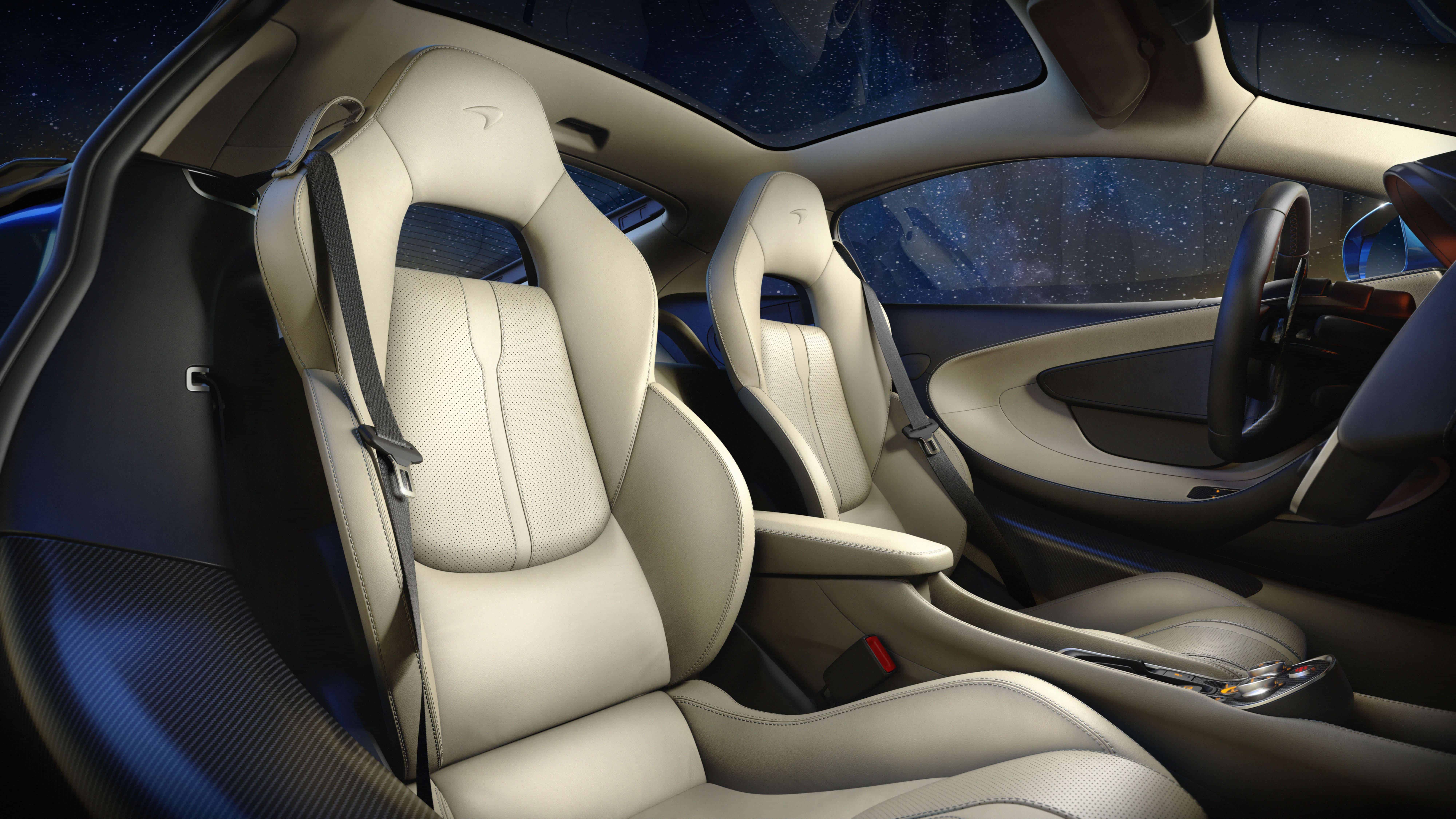 Leather-lined comfort in the GT cabin, and even a glove box