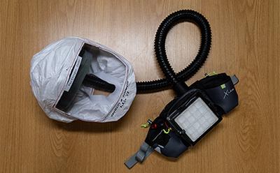 healthcare worker respirator