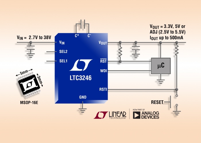 High voltage 500mA buck-boost charge pump