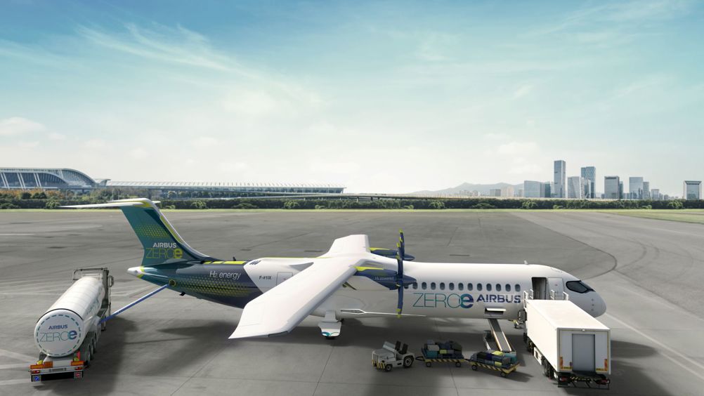 Airbus' ZEROe turboprop concept