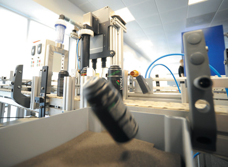 The CT2210 can detect leaks at a rate of 500 cans per minute