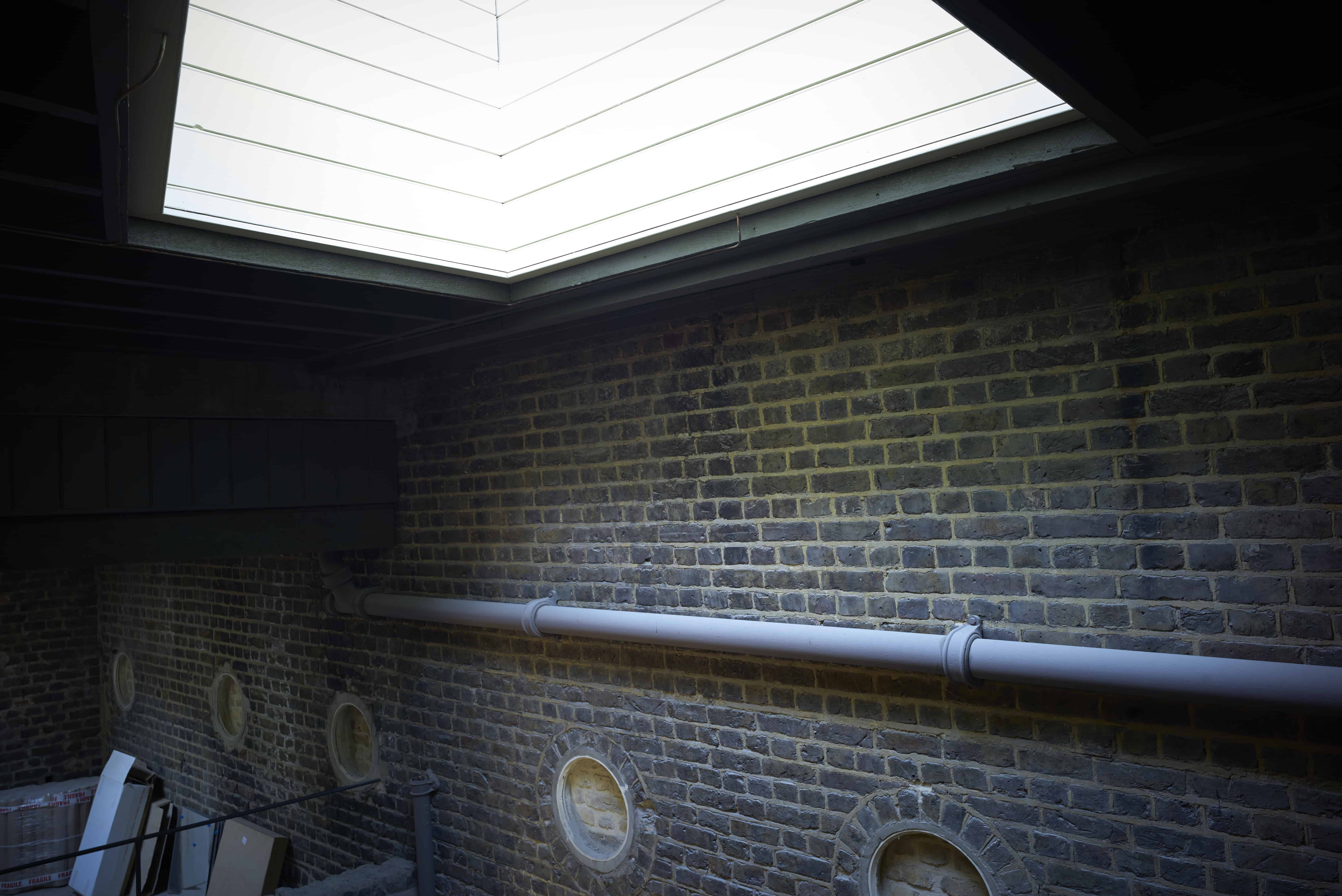 A skylight helps to give an indoor space the feeling of a conservatory