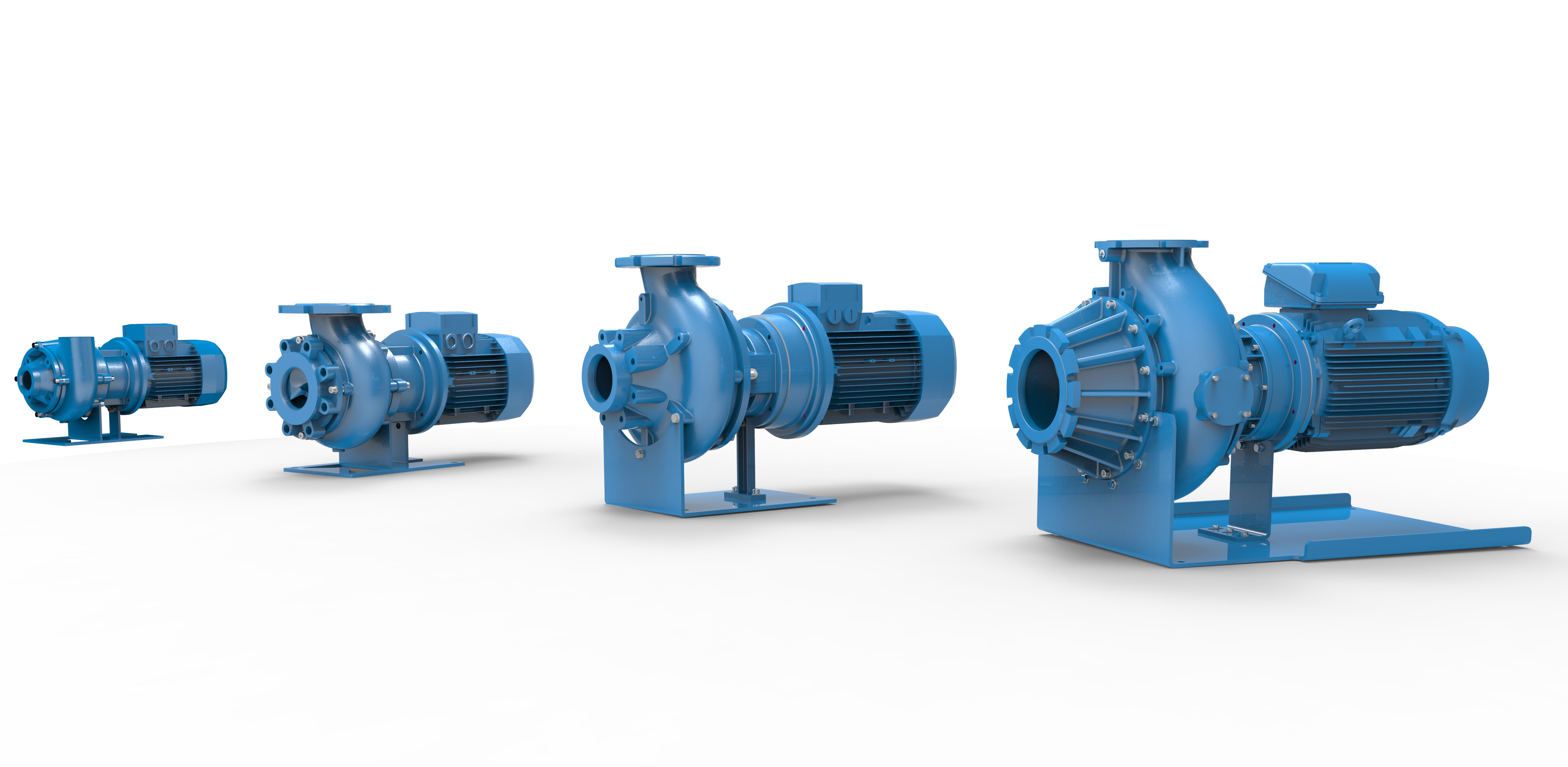 Screw centrifugal pumps 