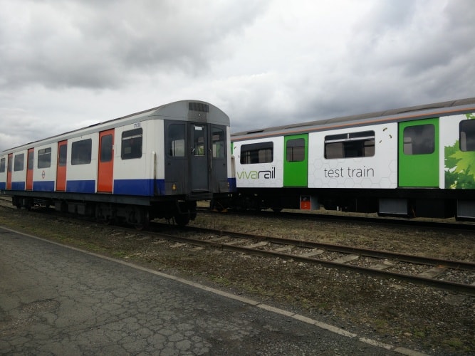 D78 trains sit alongside the repurposed D-Train. 