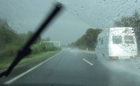 The AquaBlade is less likely to obstruct the driver’s vision than conventional wipers