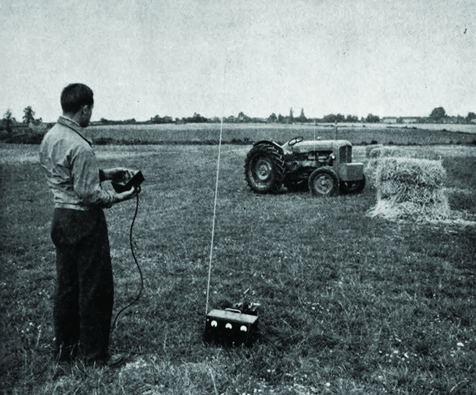 radio-controlled tractor