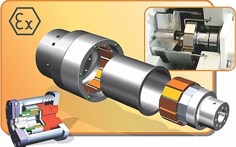 Mechanical power transmission magnetic couplings