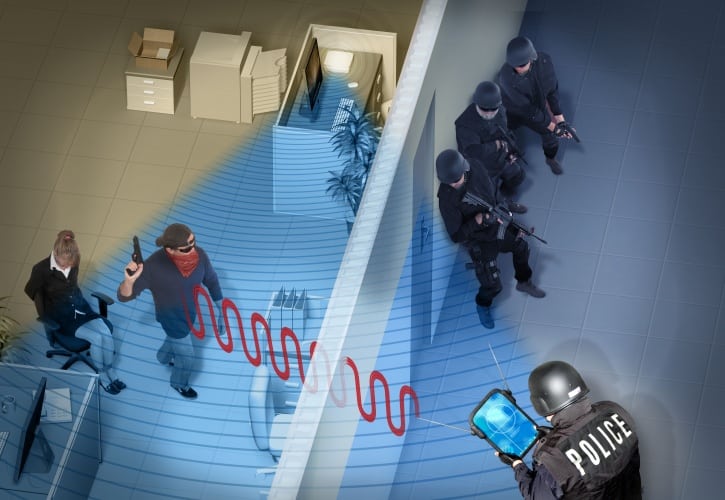 The technology could be used to monitor hostage situations
